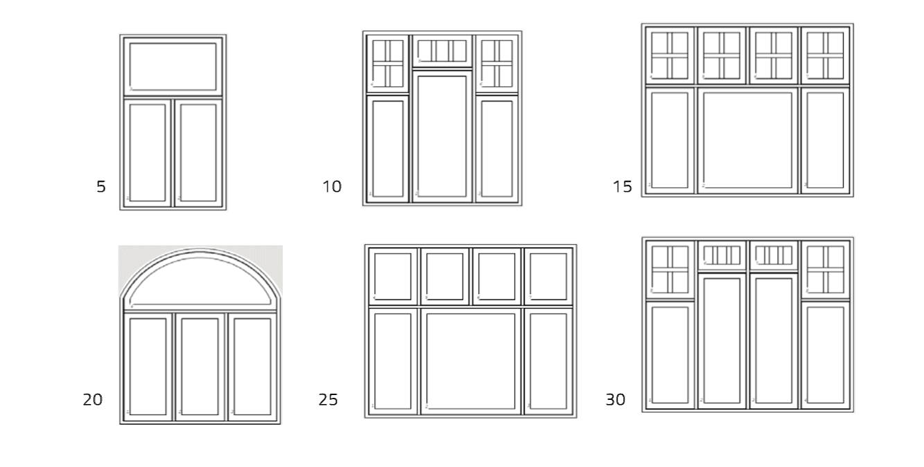 Dannebrogs vinduer - andre muligheder